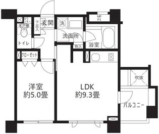 クリオ渋谷ラ・モード【5階】の間取り