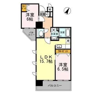セルティスコート【5階】の間取り
