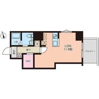 アリカ曳舟2【4階】の間取り