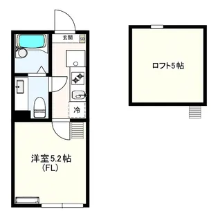 アザーレ・ターコイズ読売ランド前【1階】の間取り