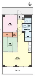 ライオンズガーデン津田沼【5階】の間取り