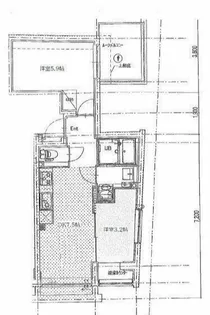 ミリアレジデンス早稲田山吹町【5階】の間取り