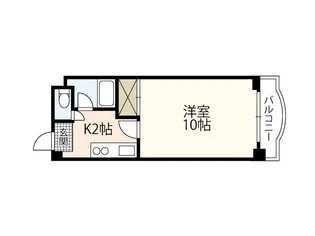 メリーハイツ【4階】の間取り