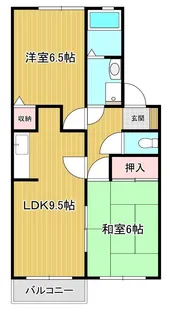 エイブル【1階】の間取り