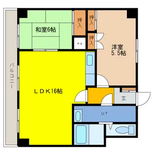 北海道千歳市花園5【マンション】の間取り