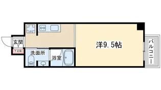 カーサリック同心【10階】の間取り