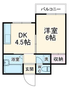 ベルモント池田町【2階】の間取り