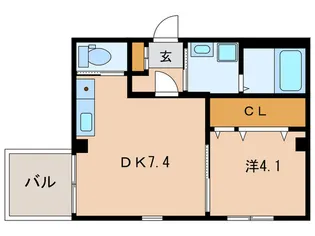 GENKI ハウス【2階】の間取り