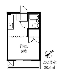 高橋ハイツ【2階】の間取り