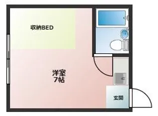エスポワール八坂【2階】の間取り