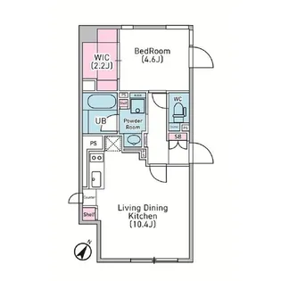 デュオメゾン渋谷松濤【3階】の間取り
