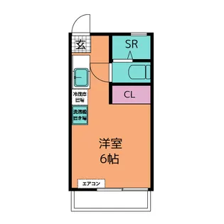 鈴木ハイツ【2階】の間取り