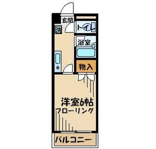 ラベンダー仙川【2階】の間取り