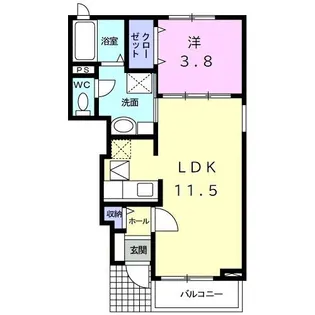 レクエルド I【1階】の間取り