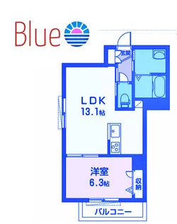 Gran Merveille藤沢【1階】の間取り