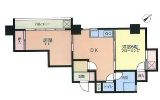 三和パレス【3階】の間取り