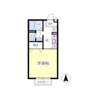 アルカディア【2階】の間取り