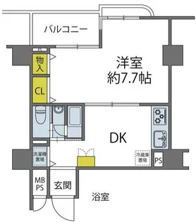 シティハイツ三ノ輪【12階】の間取り