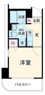 グリフィン横浜・海岸通【4階】の間取り