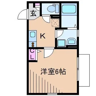 神奈川県横浜市港北区篠原東1【アパート】の間取り