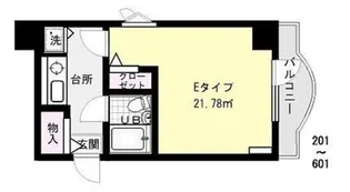 Queens Academia【3階】の間取り