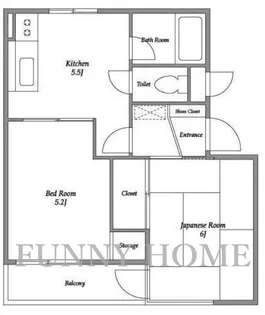 エレガン学芸大学【1階】の間取り