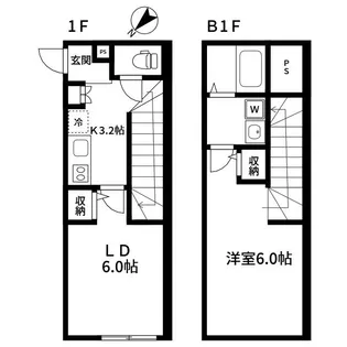 RiverResidence用賀の間取り