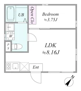 BEL FIORE SUGAMO【1階】の間取り