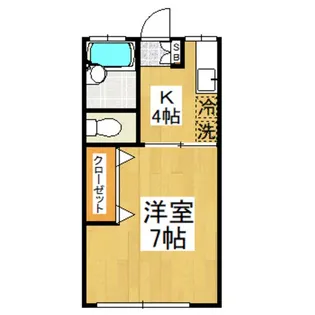 東京都世田谷区松原2【アパート】の間取り