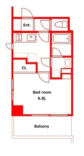 ロワール横濱ポートサイド【4階】の間取り