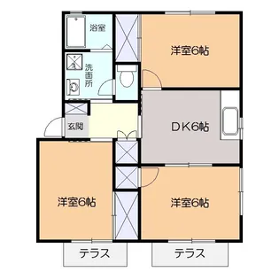 VIVAパレットA【1階】の間取り