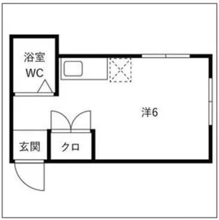 サンライズ中宮【5階】の間取り