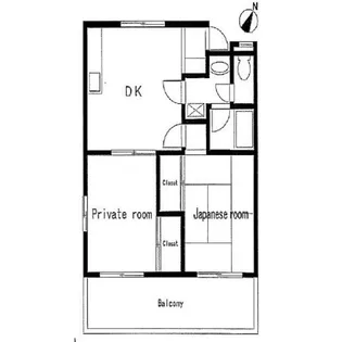 ロイヤルガーデンハイツ【2階】の間取り