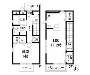 サンクレールA棟の間取り