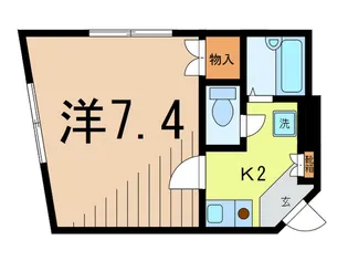 レジデンス寿利【1階】の間取り