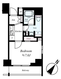 プレセダンヒルズ押上【8階】の間取り