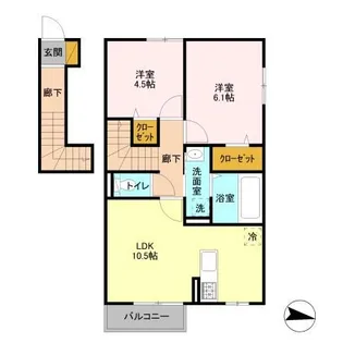 リルシア【2階】の間取り