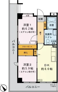 サンリーフ保土ヶ谷【3階】の間取り