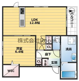 【ペット共生】Maison Lien Premiere Midorib【3階】の間取り