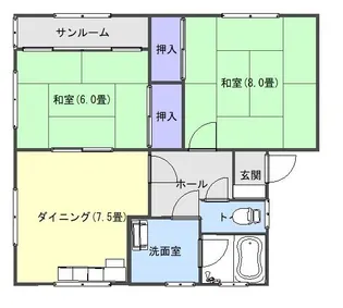 メゾン川口【2階】の間取り