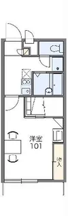 レオパレスリベロ【1階】の間取り