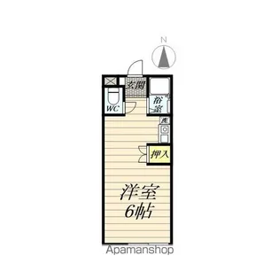 プチメゾン栢山【2階】の間取り