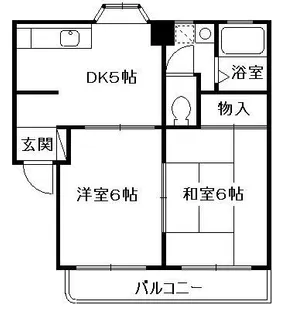 グリーンハイツ小澤【2階】の間取り