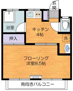 サニーハイムI【2階】の間取り