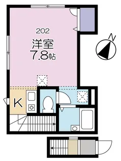 コンフォートK【2階】の間取り