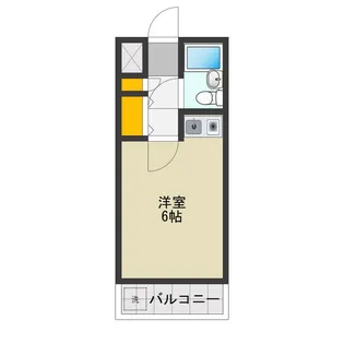 ハイライフ生田【2階】の間取り