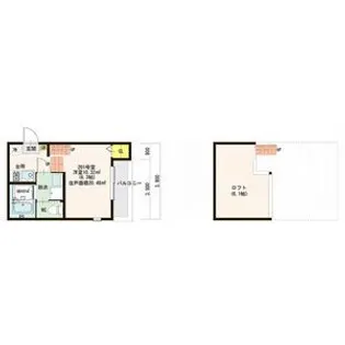 OTIAT(オティアット)【2階】の間取り