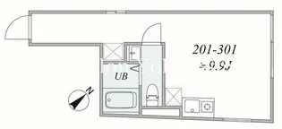 trias Motomachi【3階】の間取り