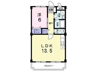 アグレア-ブル【3階】の間取り