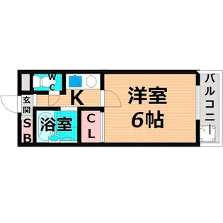 ルポ大宮【5階】の間取り